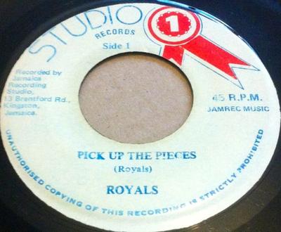 7inch Record ROYALS - Pick Up The Pieces SO0054 Studio One Jamaica Reggae, Ska & Dub Used