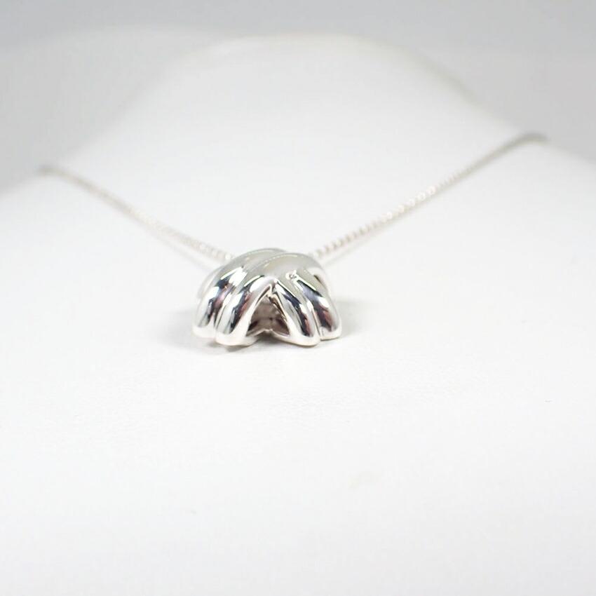 [Pre-owned] TIFFANY/Tiffany 925 Signature Cross Pendant/Necklace/j88-9