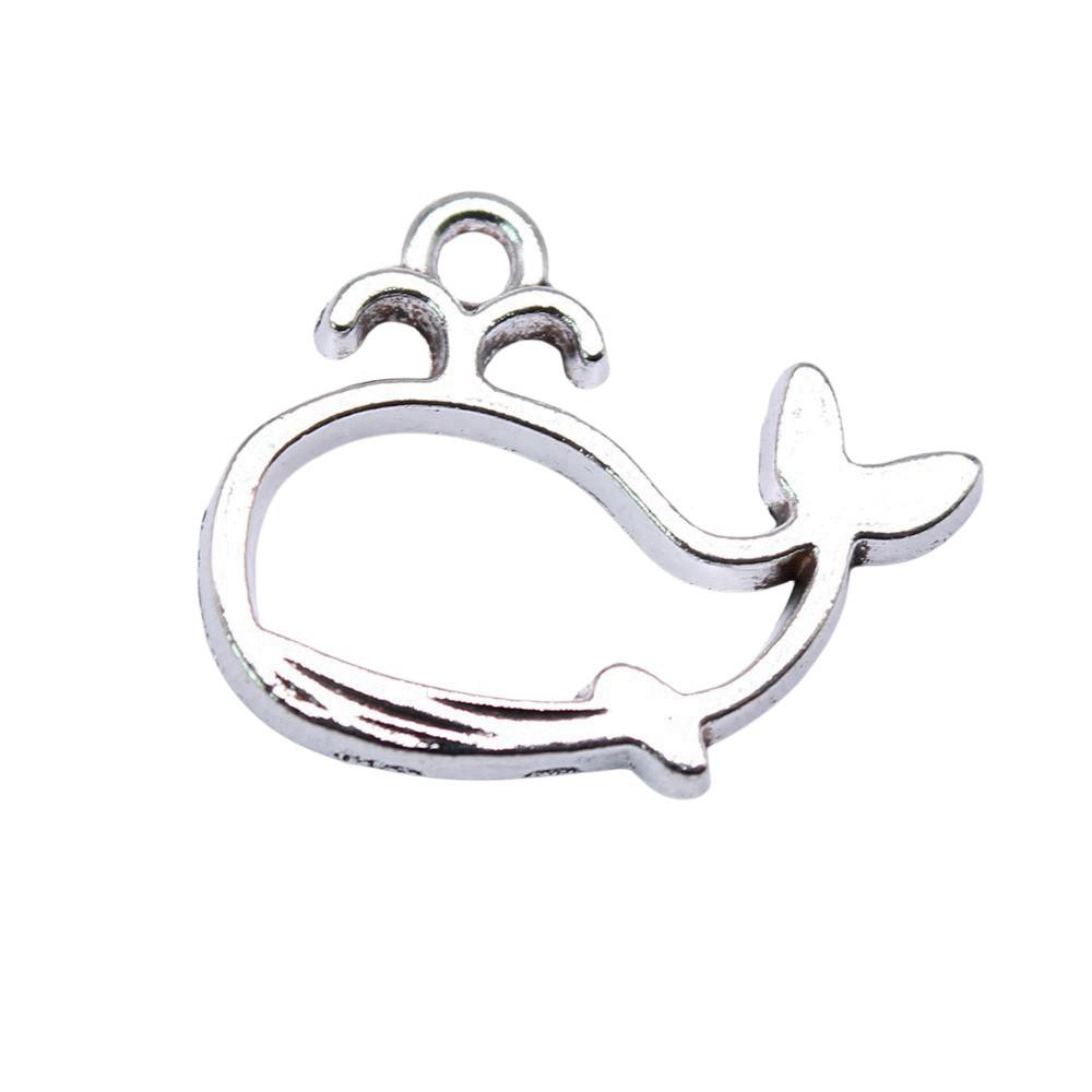 Mermaid Tail Charms Alloy Pendants For Ocean Themed Jewelry Making