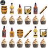 Oktoberfest Party Decorations Beer Banner Balloon 40th Cake Topper Number Balloon for German Beer Birthday Party Supplies Favors