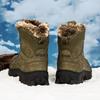 Winter Outdoor wasserdichte Herrenstiefel, russischer Stil, Stiefeletten für Herren, Schneestiefel, Übergröße 40–48
