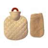 Removable Cover Hot Water Bottle Anti-scalding Hand Warmer Cute Hot Water Bag  Hand Warming