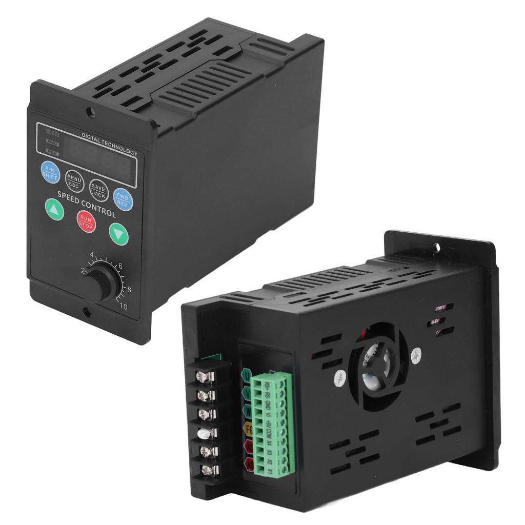 Variable Frequency Drive 1.1KW 1PH 176 264V Input 3PH 0 220V Output Frequency Converter for Motor Fan Pump