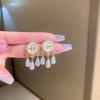 Vintage Silver Needle Earrings: Elegant High-End Luxury for Women