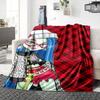 1Pc Purple Fashion Fantasy Blanket For Couch Bed Plush Cozy Fuzzy Blanket Super Soft Warm Blankets For Fall And Winter 091836