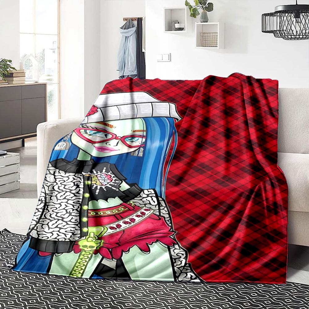 1Pc Purple Fashion Fantasy Blanket For Couch Bed Plush Cozy Fuzzy Blanket Super Soft Warm Blankets For Fall And Winter 091836