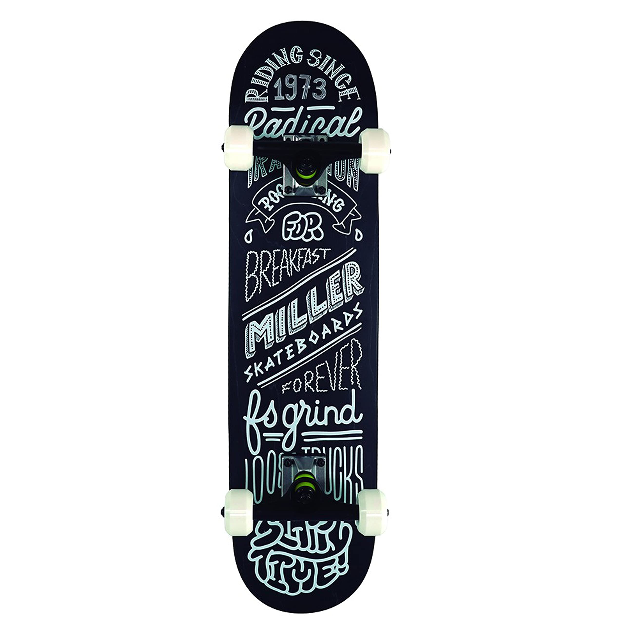 

from Spain used by MILLER DIVISION Skateboard for kids and complete product domestic x [Brand world-class skaters] [Miller Division] adults, [Official чёрный