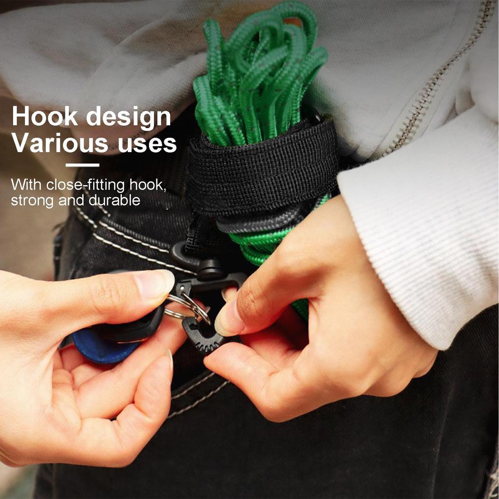 1Pcs Glove Holder For Duty Belt Glove Clips For Work Glove Strap Keeper Tacticals Gloves Climbing Rope Storage Buckle Nylon