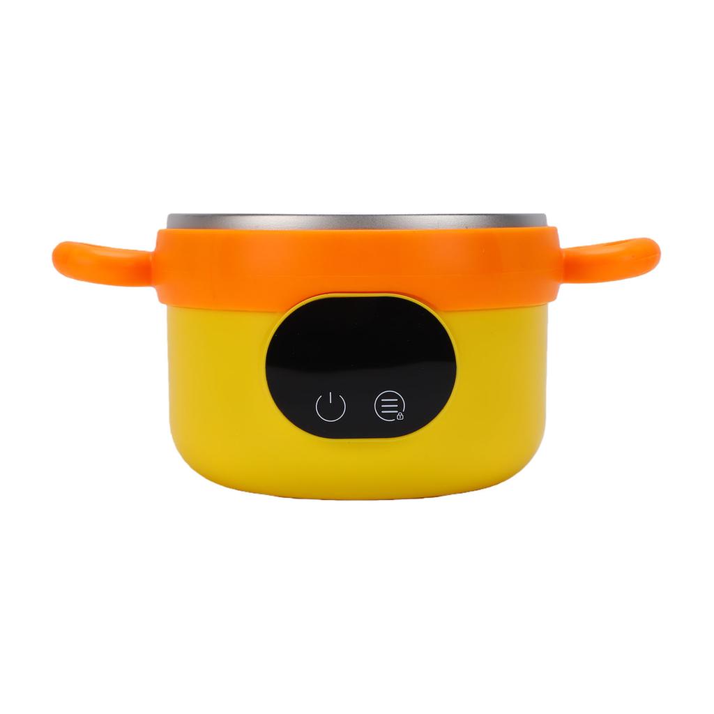 Electric Food Warmer Bowl 470ML Waterless Stainless Steel Cordless Rechargeable Insulated Lunch Box for Baby Food