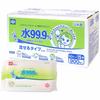 Pure Water Baby Care 99.9% Pure Water Flushable Wipes, 60 Sheets X 15 Packs (900 Wipes), Made In Japan