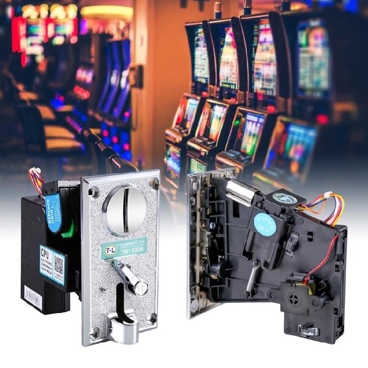 Anti Thefts Coin Mechanism For Entertainment Machines Features Alloys Panel Quick Install And Wide Compatibility
