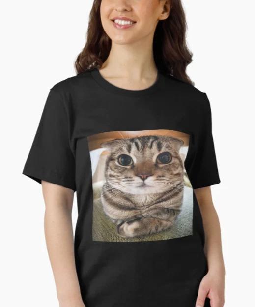 Cute cat meme Essential T- Shirt 2XL