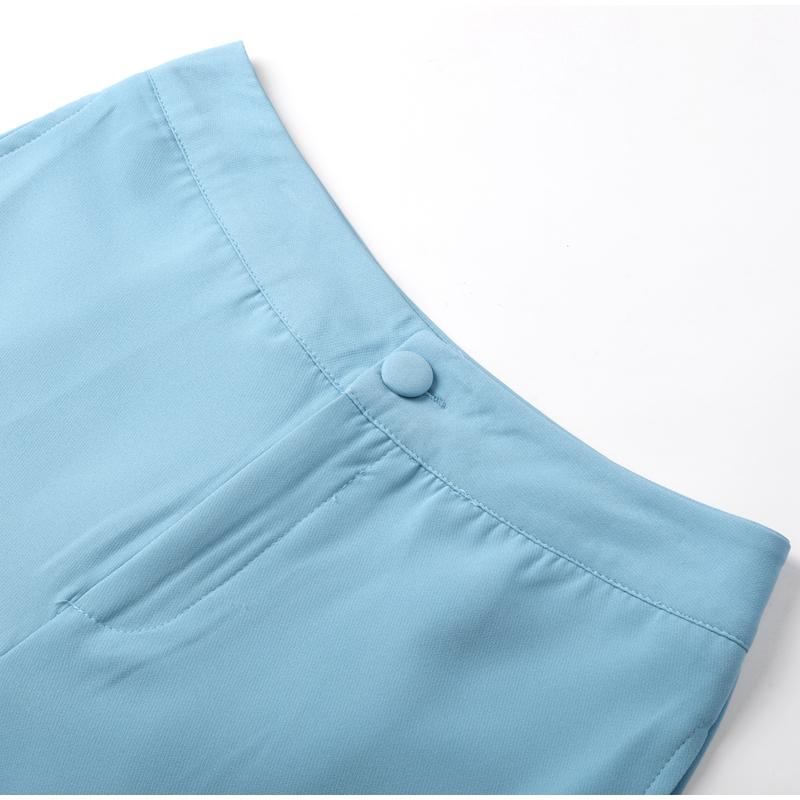 Элегантный короткий топ с брюками — фото 5