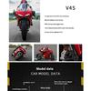 1/12 Scale V4S Genuine Alloy Motorcycle Model Static Die Casting Toy Collection Model Gift,Suitable for Making Collectible Ornaments