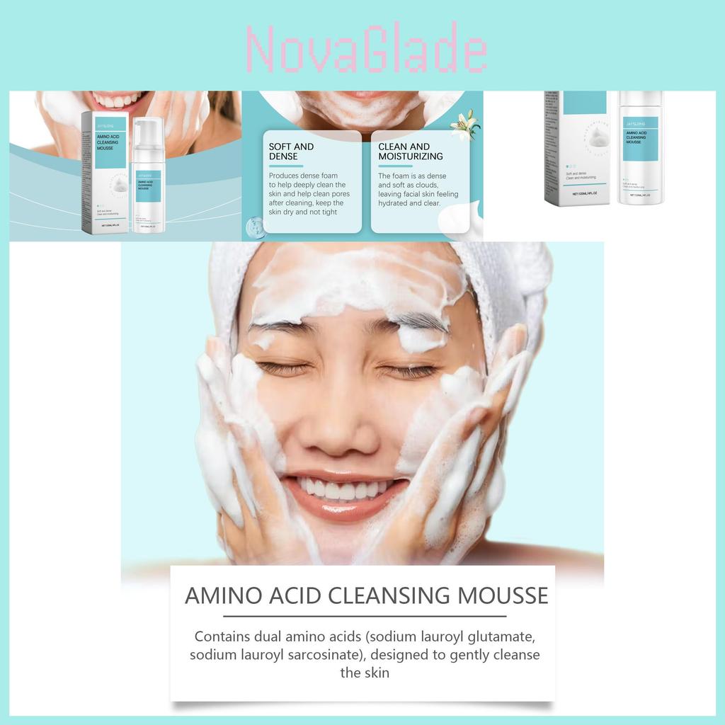 Acid Amino Gentle Cleansing Mousse Moisturizing Facial Cleanser For Smooth Skin