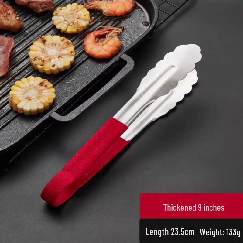Stainless Steel Kitchen & BBQ Tongs