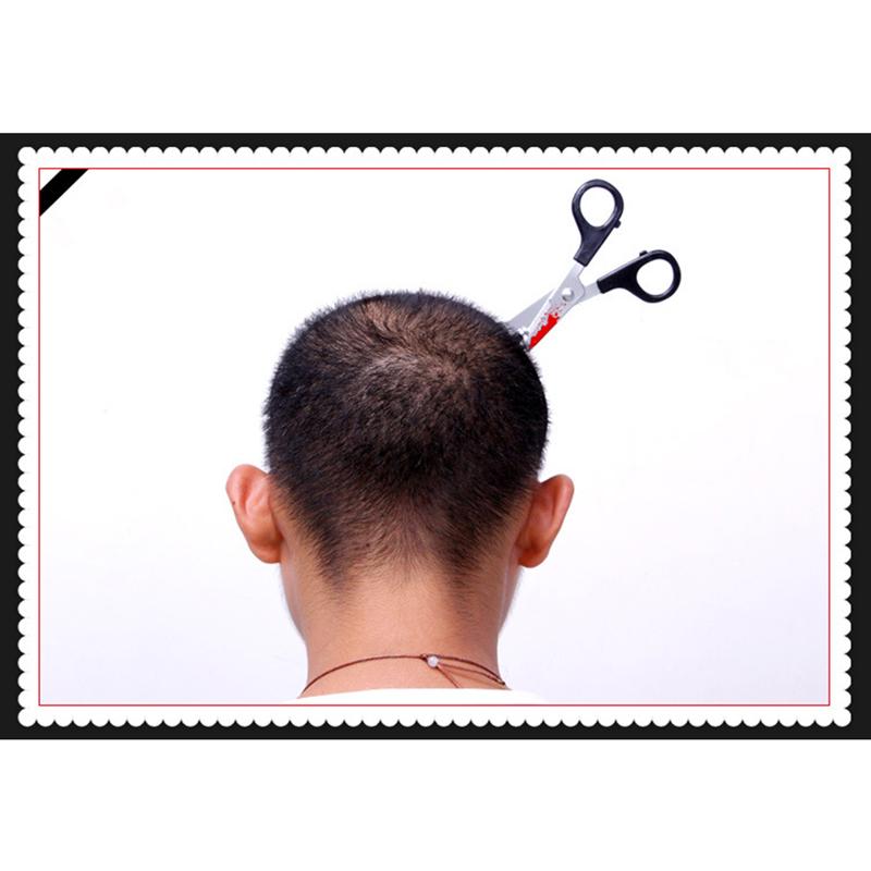 Falešná pila sekera nůž strašidelná halloweenská čelenka záludné rekvizity hororová párty dekorace