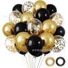 30 Pack 12 Inch Balloons with 2 of Ribbon, Party Set for Birthday Wedding Baby Shower Decorations