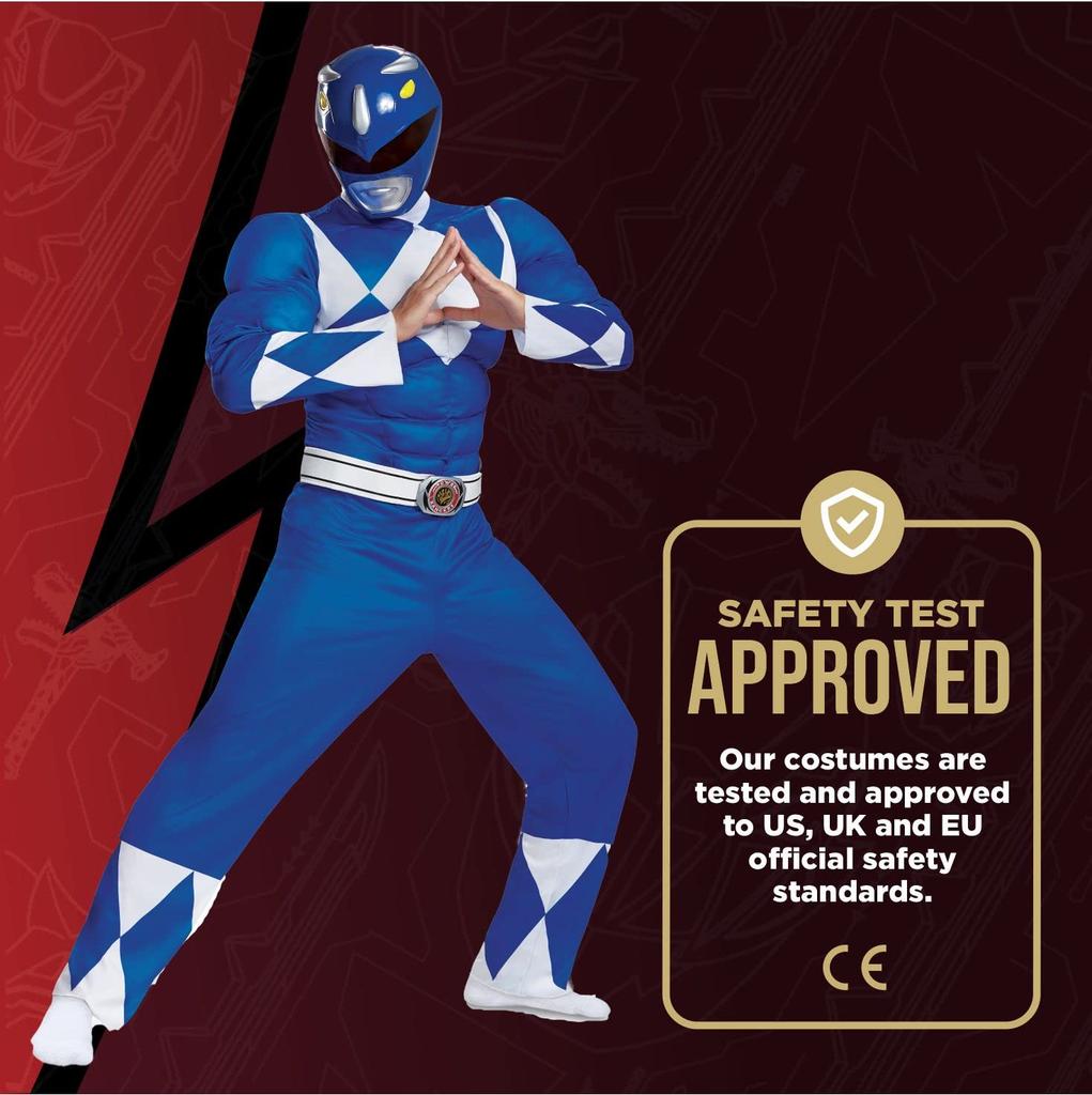 Blue Ranger Muscle Classic Adult XL