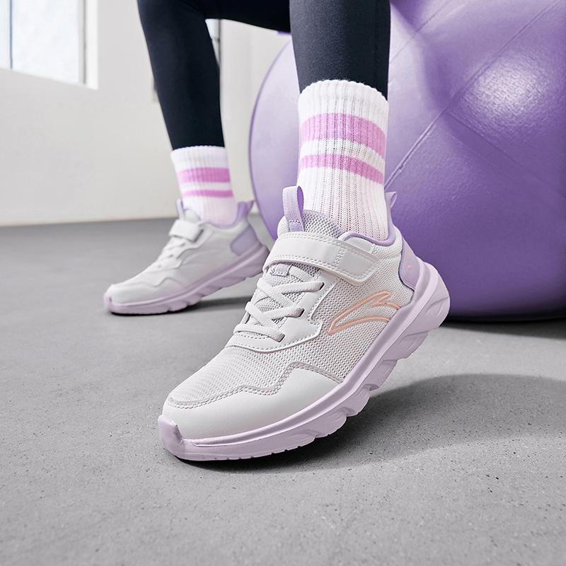Anta Simple Fashion Comfortable Versatile Sports Shoes Breathable Lightweight Shock Absorption Low Top Running Shoes Kids Sneakers A22435566-3