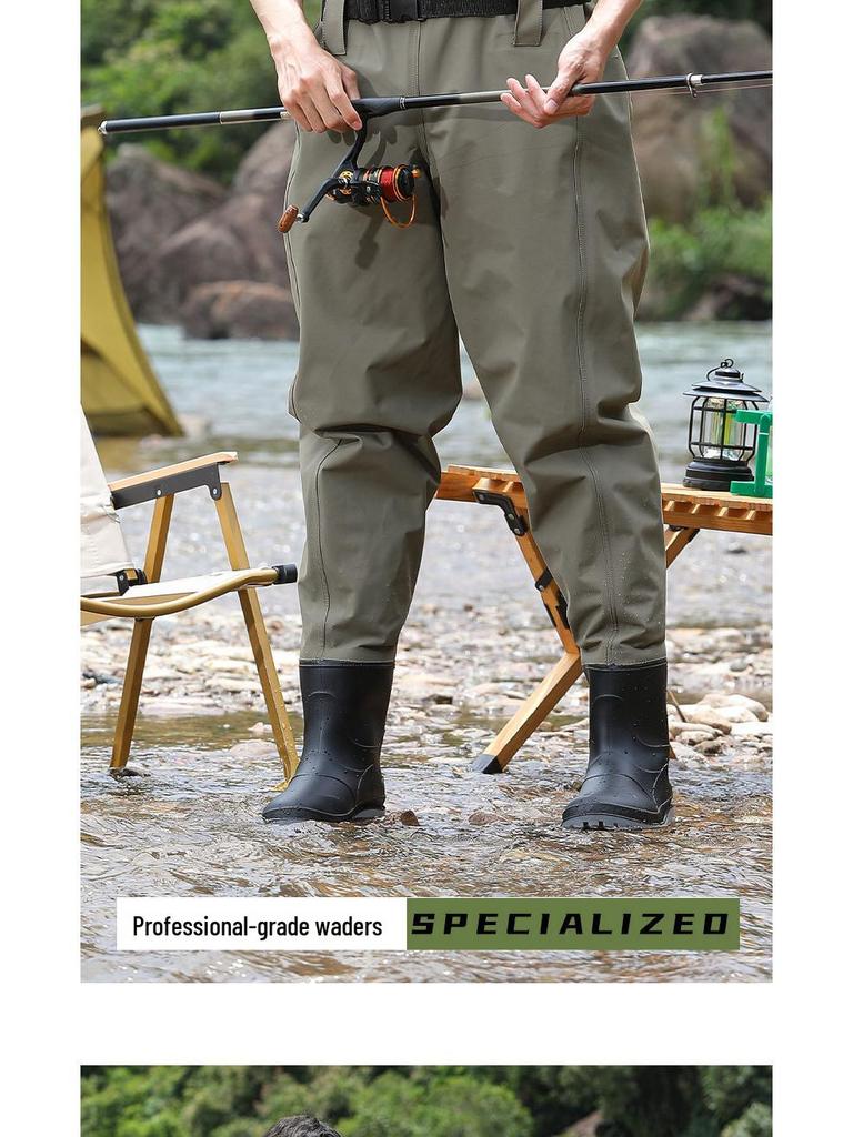 Ultra-light Waterproof Cationic Taslon Strap Fishing Waders - Wear-resistant Outdoor Sea-fishing Gear