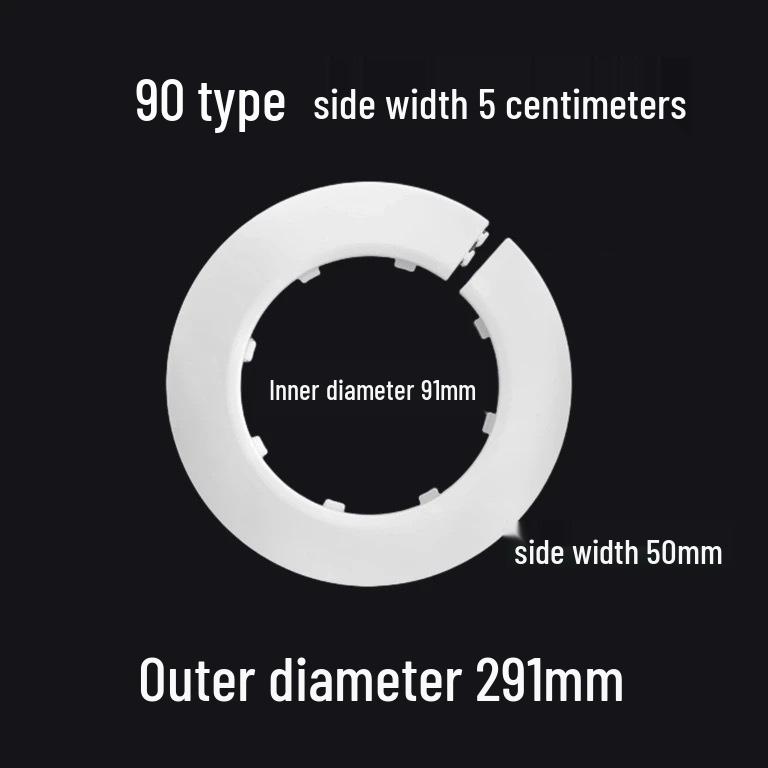 Decorative Pipe Cover Ring for Air Conditioning and Heating Valves