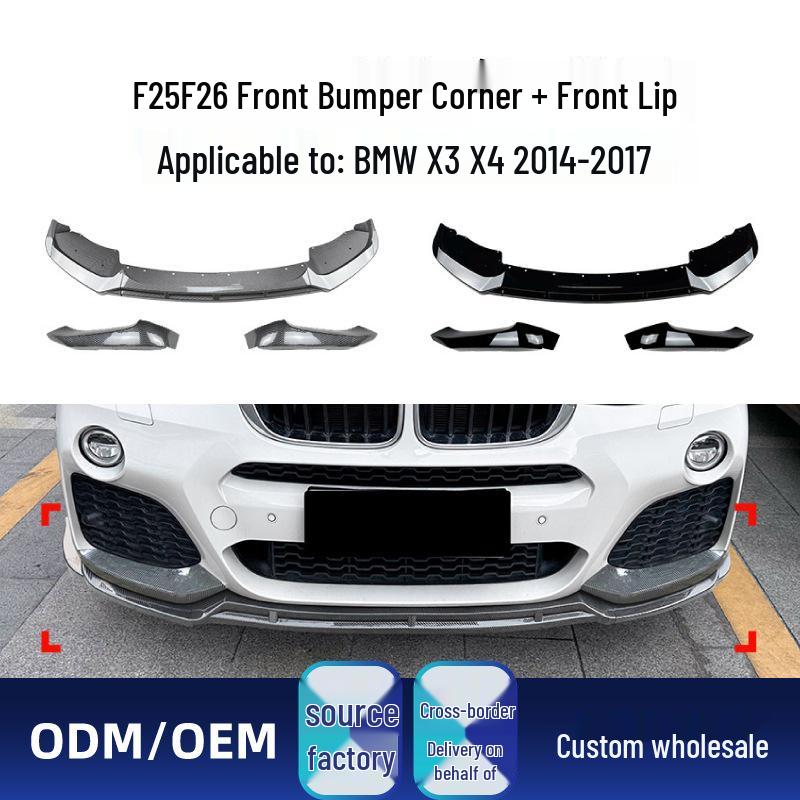 BMW Front Bumper Corner Lip Modification