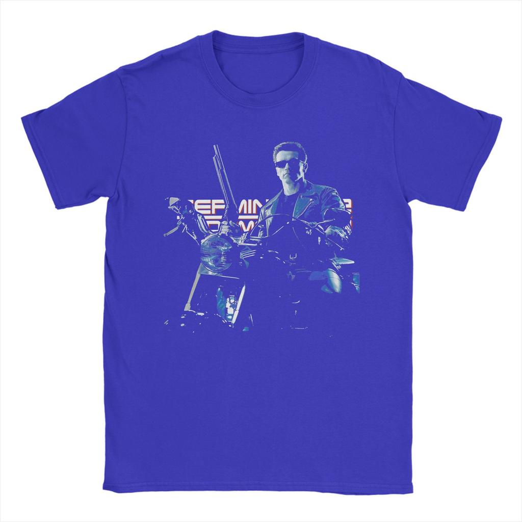 Movie Terminators T Shirt Men's  Pure Cotton Casual T-Shirts O Neck  Tee Shirt Short Sleeve Tops Gift Idea
