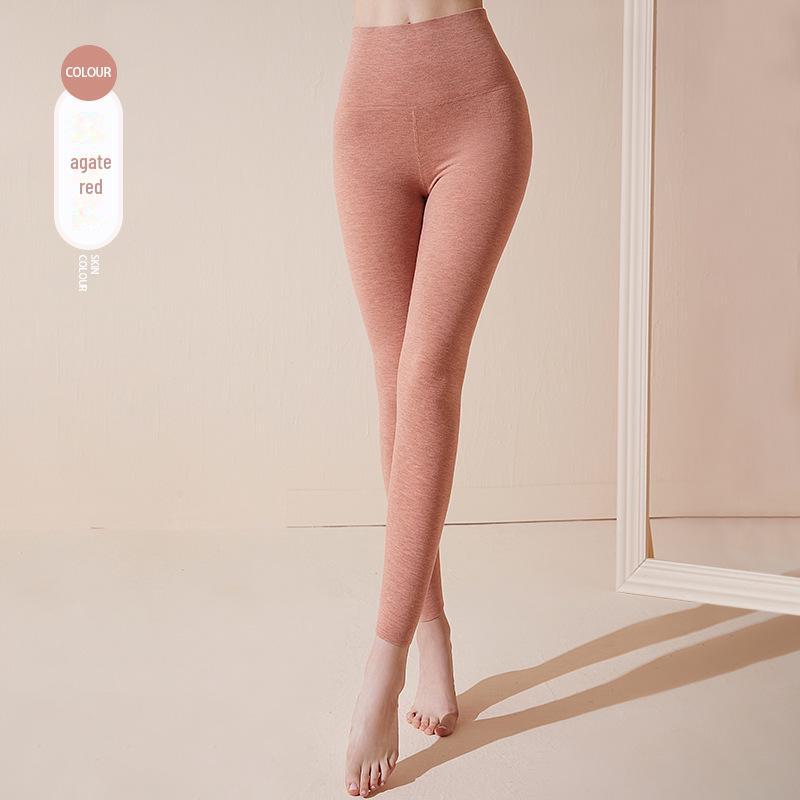 

Женские термолеггинсы из немецкого бархата и шелка с высокой талией, осень/зима 2024 г. M