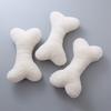 Plush Squeaky Bone Dog Toy Soft Lamb Wool Chewing Toy with Built-In Sound Washable