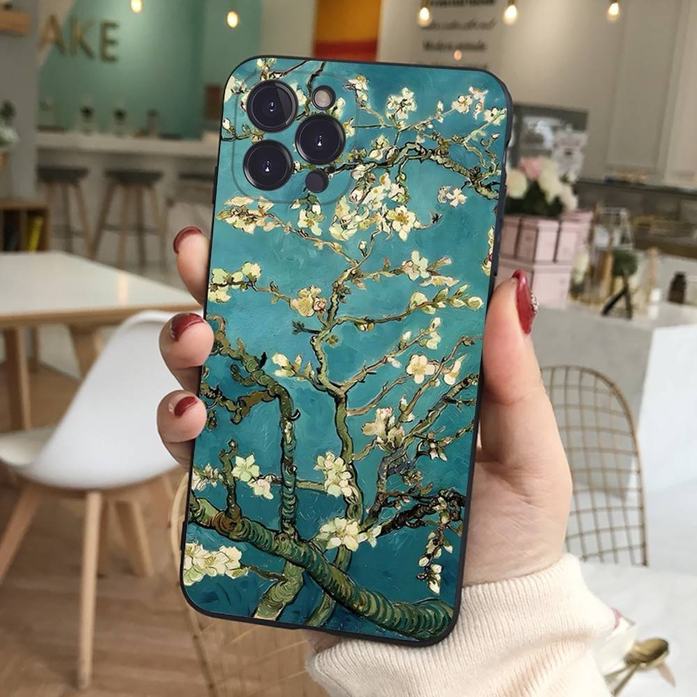 Van Gogh Oil Painting Phone Case For Iphone 17 Air 16 15 14 13 12 11 Pro Max 16 15 14 Plus TPU Soft Case