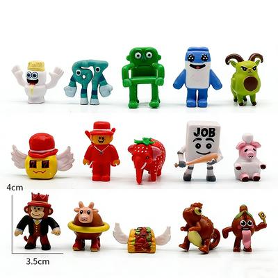 15pcs/Set Game Steal A Brainrot Action Figure Toy Mini No. 67 Brainrots Italian Brainrot Chair Figurine Collectible Model Doll