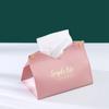 Nordic PU Leather  Tissue Box holder Car Tissue Case Living Room Pumping Paper Storage box Napkin Holder Desktop Napkin Holder