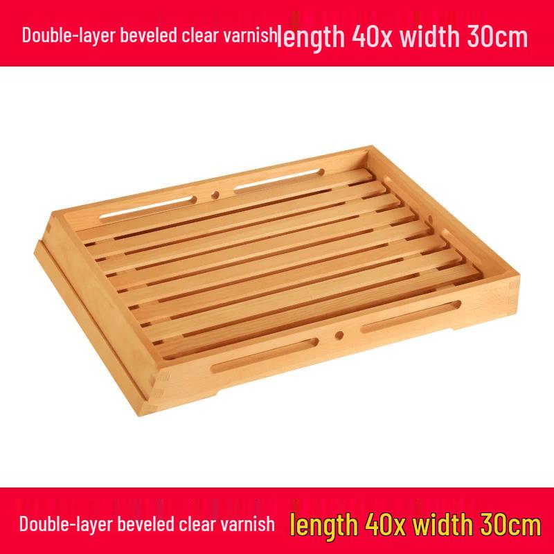 Wooden Bread Display Tray