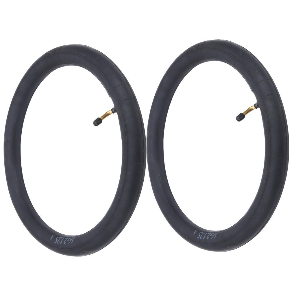 2Pcs Innenrohr Ersatz Butyl Gummi Reifen WBend Ventil für Klapp Fahrrad Bike16x2.125in
