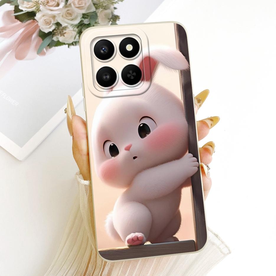 Etui For Honor 400 Smart 5G LGN-NX1 Urocze Śmieszne Kreskówkowe Pokrowiec Odporne na Wstrząsy Etui na Telefon Dla Honor X7d 4G HonorX7d 5G Miękkie Pokrowce Torby