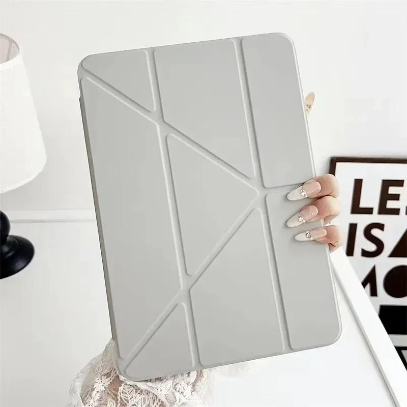 Для Lenovo Xiaoxin Pad 11 2025 Смарт-чехол Xiaoxin Pro GT 11,1-дюймовый чехол-фолио для планшета Xiaoxin Pad 11 2024 Пробуждение с чехлом-подставкой с держателем для карандаша Xiaoxin Pad 11 2024 серый