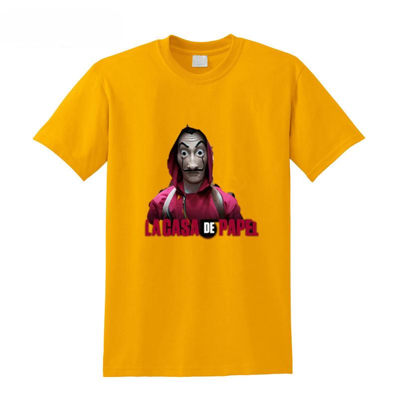 Famous House Of Paper Money Heist La Casa De Papel T Shirt Short Sleeve T Shirt