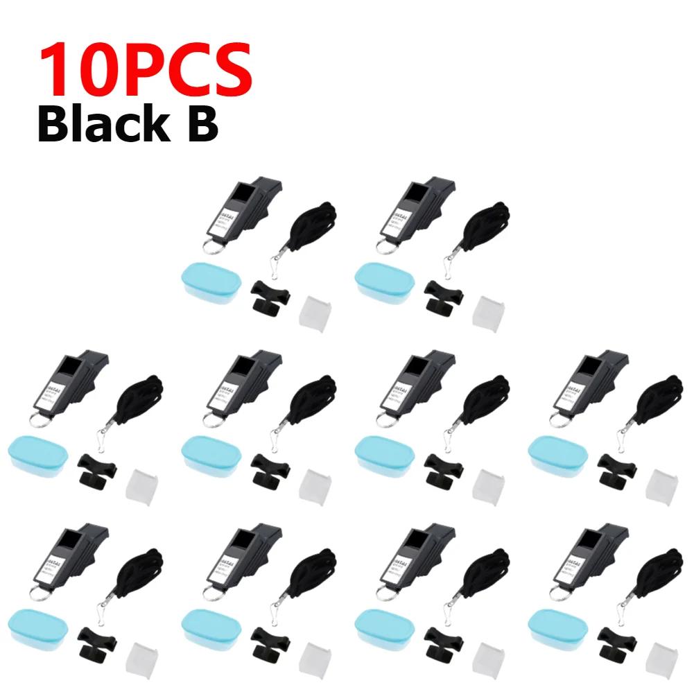 1-10PCS Professional Soccer Referee Whistle Coaching Basketball Football Whistles Seedless Plastic Whistles Basketball Whistles