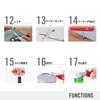VICTORINOX Ranger Grip 174 W Swiss Army Knife Multifunctional Knife Outdoor DIY Bit Serrated Large Blade with Small Pliers 17 Functions Compact