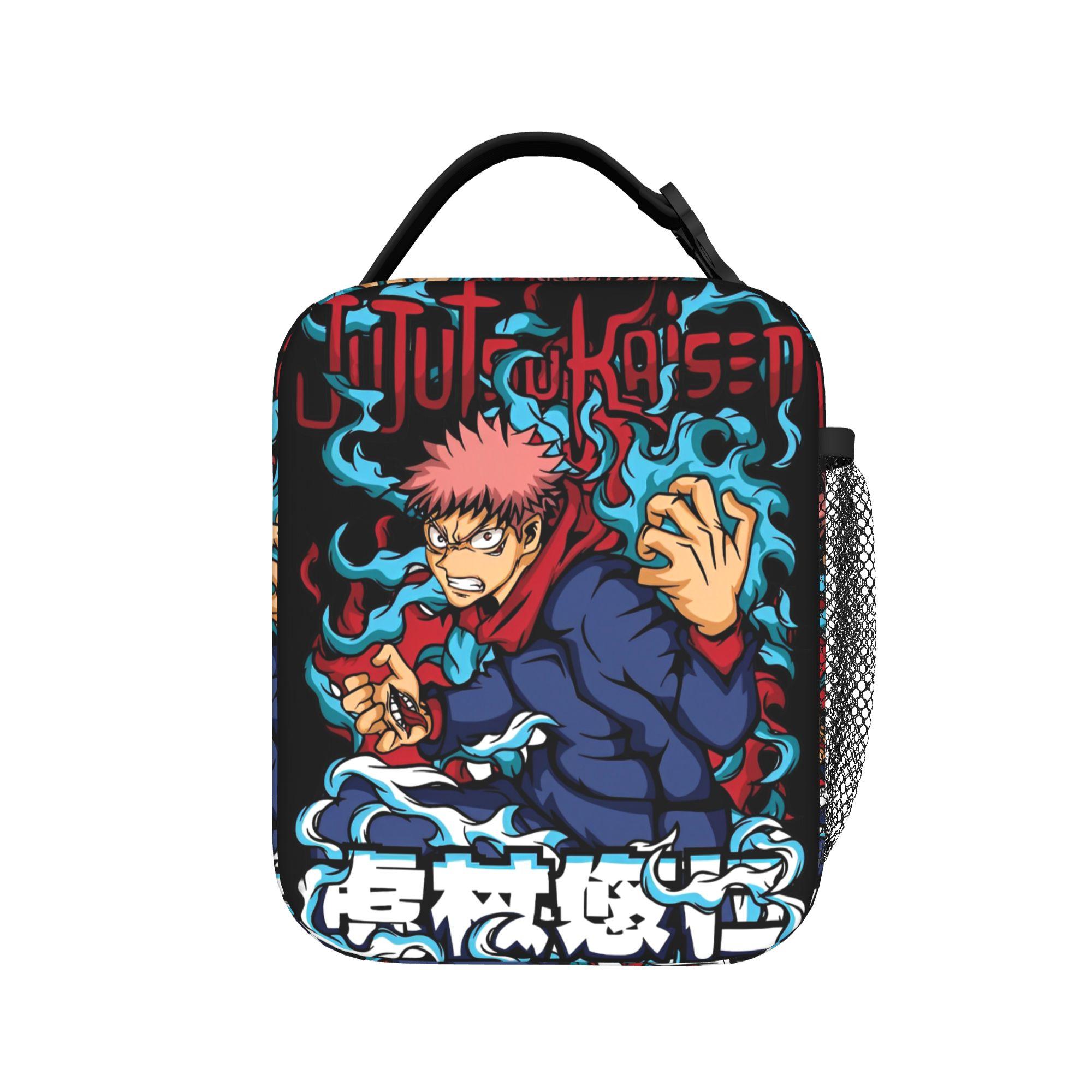Anime Geïsoleerde Lunchtas Draagbare Jujutsu Kaisens Anime Maaltijdcontainer Thermische Tas Tote Lunchbox Voedsel Handtassen One Size