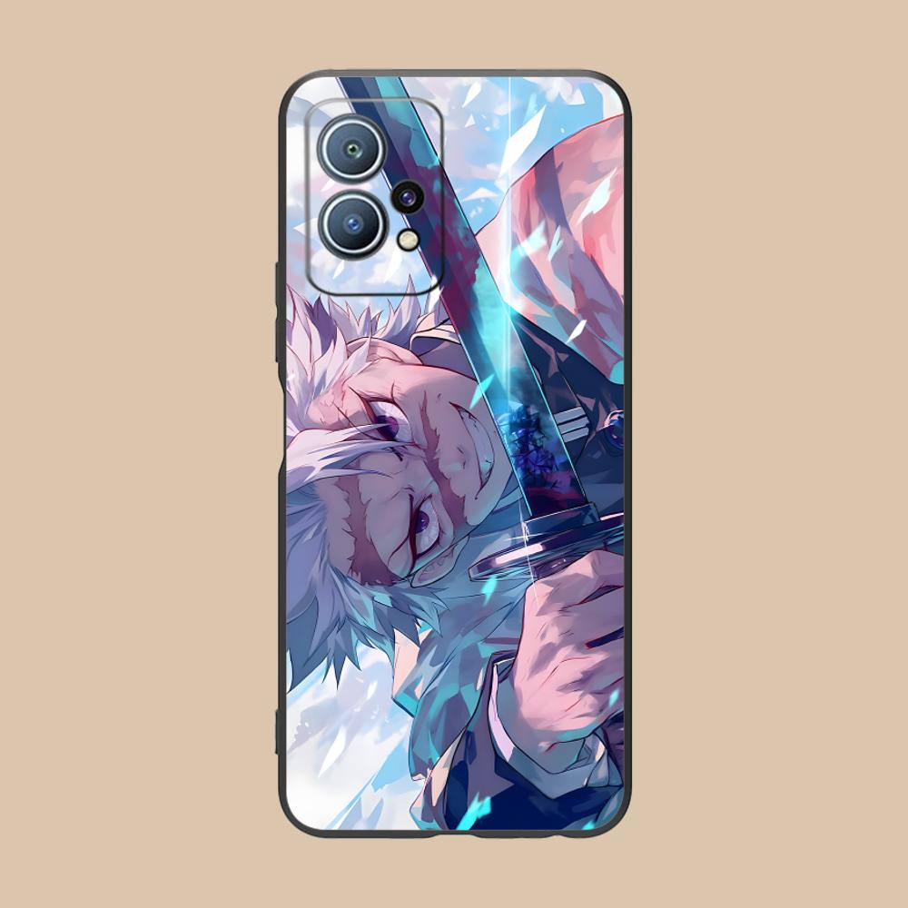 Demon Slayer Sanemi Phone Case for Huawei P60 P50 P40 P30 P20 P10 P9 P8 Pro Lite Plus Colour Printing Protective Pretty Luxury