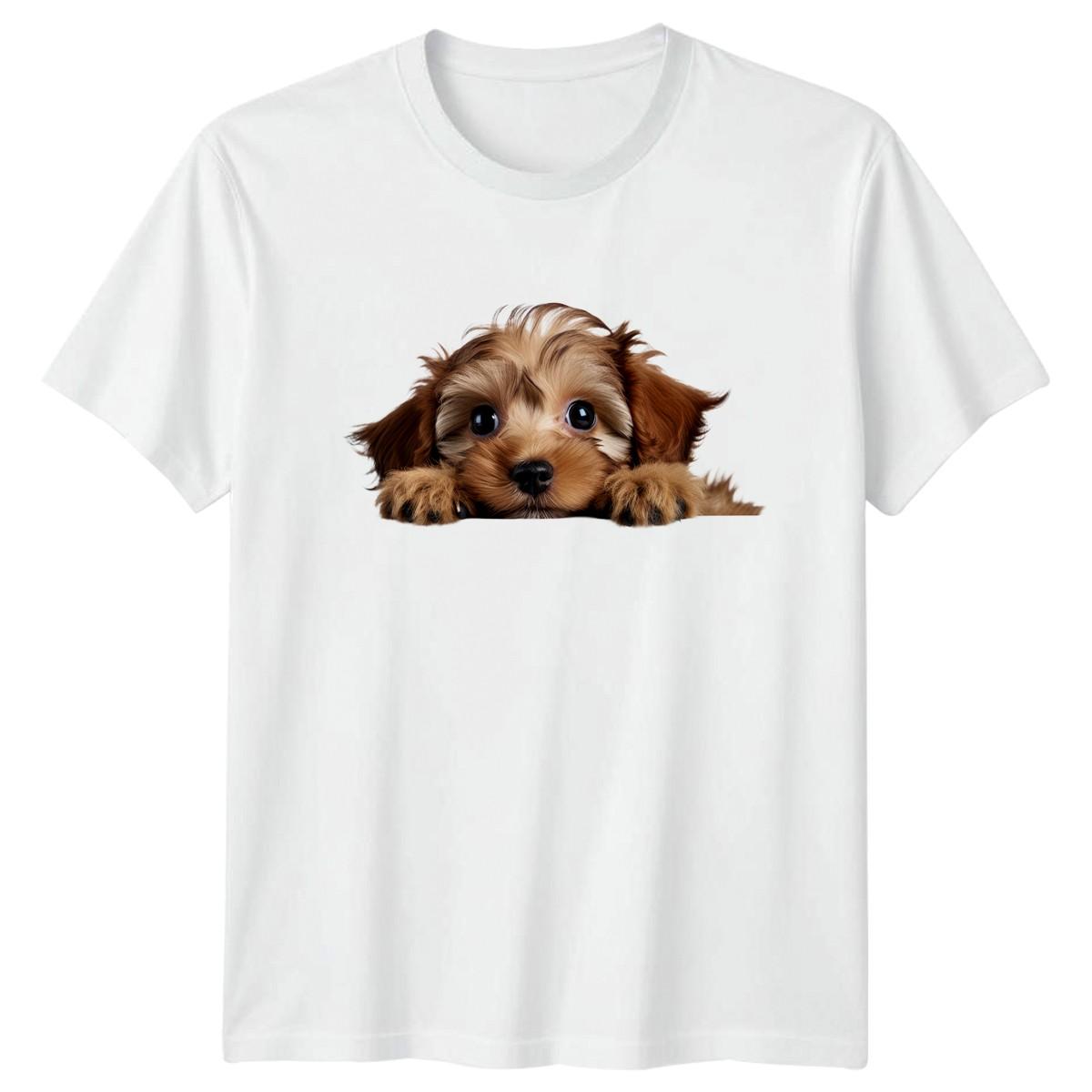 Peeking Puppy Dog T-Shirt Puppy Dogs 2026 Birthday Gift For Him And Her XL