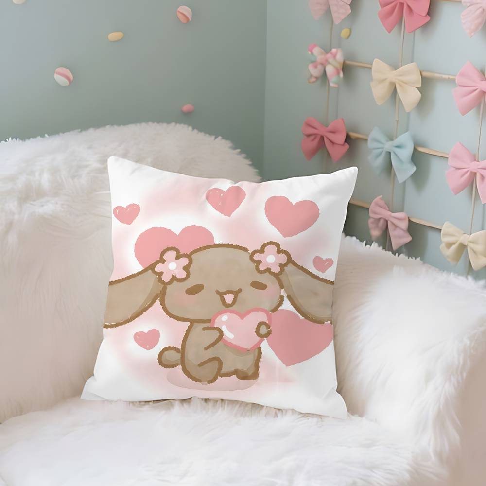 Cute MMochakawaii Case Plush Fabric Soft Pillowcase Double Sided Print Cushion Cover Household Gifts