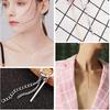 SUNNYCLUE 1 Box 60Pcs 3 Sizes Gold Vertical Charms Stamping Blank Bar Charms Stainless Steel Metal Bar Charm Rectangle Tags for Jewelry Making