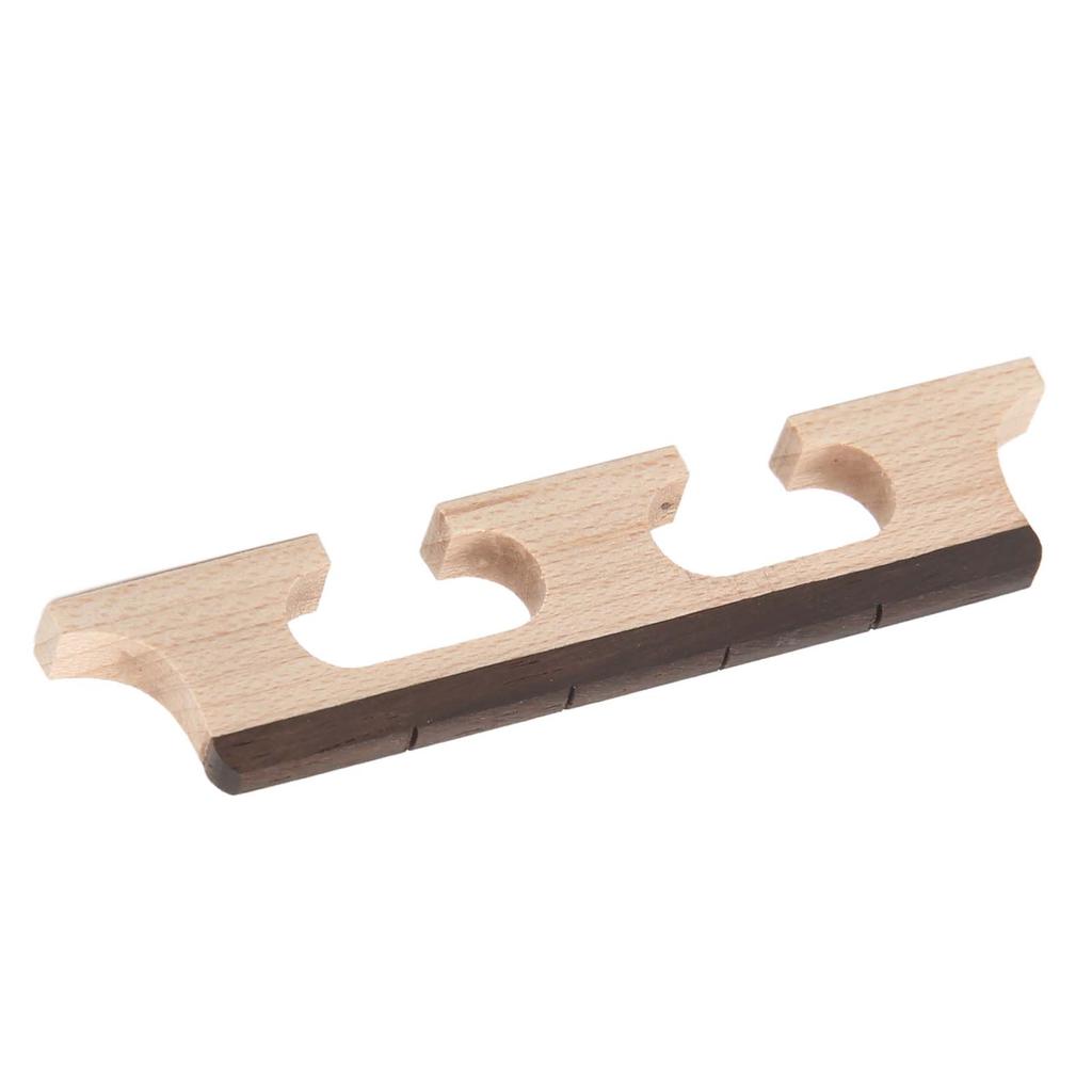 4 String Banjo Bridge Rosewood Decorative Robust Wooden 3 Leg Banjo Bridge Replacement for Music