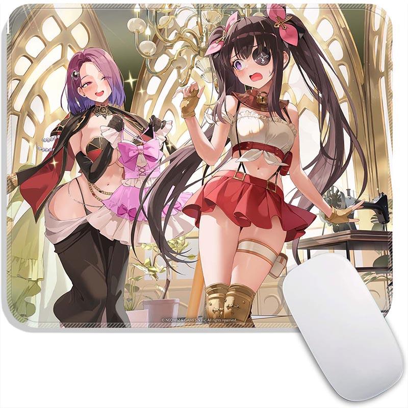 Anime B_Brown Dust II Mouse Pad Small Gaming Mousepad Gamer Non-Slip Edge Standard MousePads PC Compact Stitched Office Mousemat