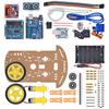 For Arduino-Compatible Robotics Kit with Obstacle Avoidance 4 Tracking Modules 20 Linear Encoders and PCB Frame