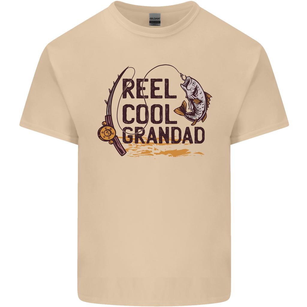 Reel Cool Grandad Funny Fishing FisherUnisex Unisexs Light Cotton TShirt