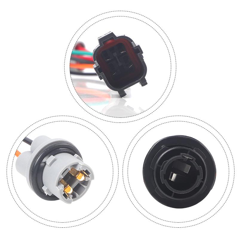 92480-3W520 Auto Outer Tail Light Lamp Wiring Harness Socket Holder For Kia Sportage 2014 2015 2016 W/O LED Lamps 924803W520
